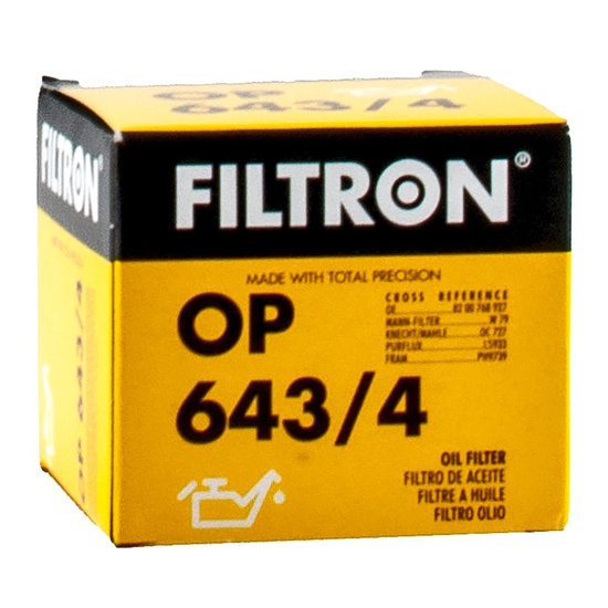 FILTRON filtr oleju OP643/4 - Renault Clio 1.5dCi 00-
