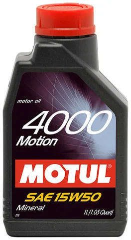 Opakowanie Motul 4000 MOTION 15W-50