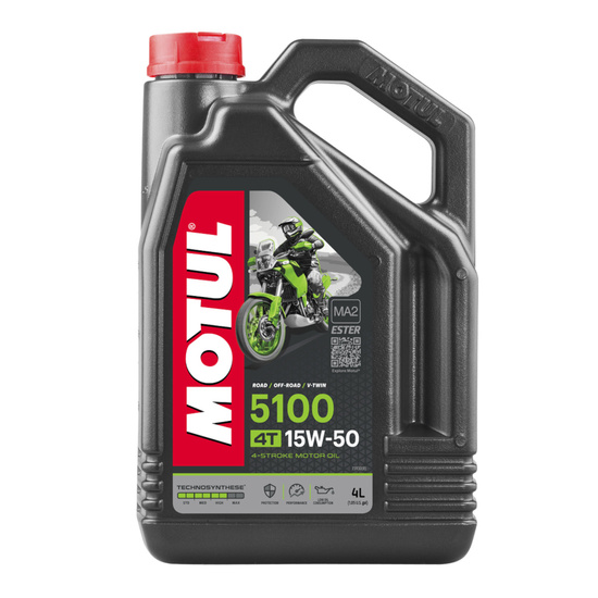 Olej motocyklowy Motul 5100 Ester 4T 15W/50 4L