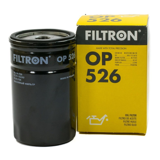 FILTRON fltr oleju OP526 - Audi, Seat, VW, Trabant 1.1, Wartburg 1.3 