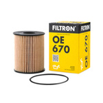 FILTRON filtr oleju OE670 - Fiat Panda, Punto, Doblo 1.3JTD, Opel Agila 1.3 JTD, sys. Purflux