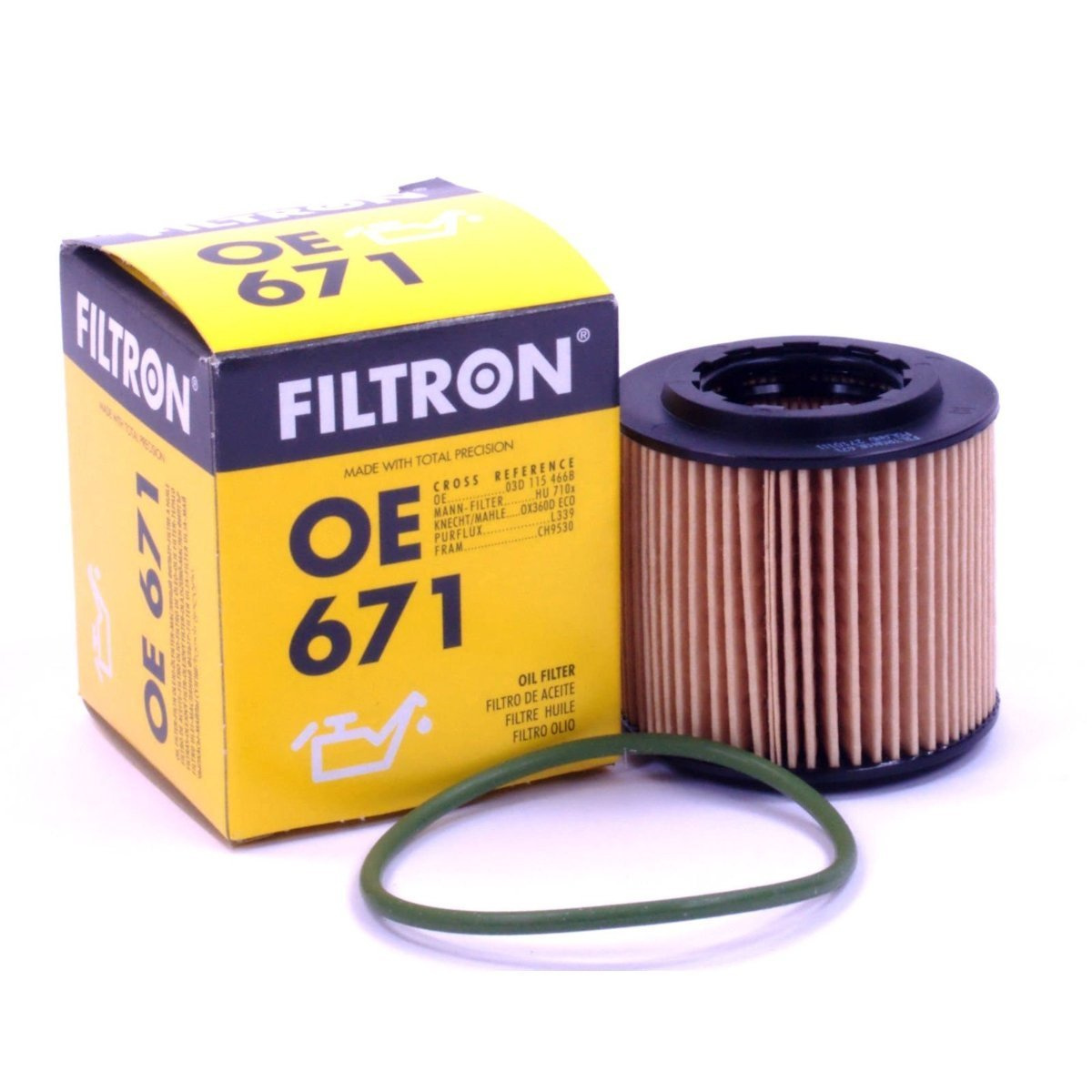 FILTRON filtr oleju OE671 VW Polo IV, Skoda Fabia 1.2