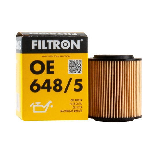 FILTRON filtr oleju OE648/5 - Opel Astra H Zafira II Vectra C 1.9CDTI 16V